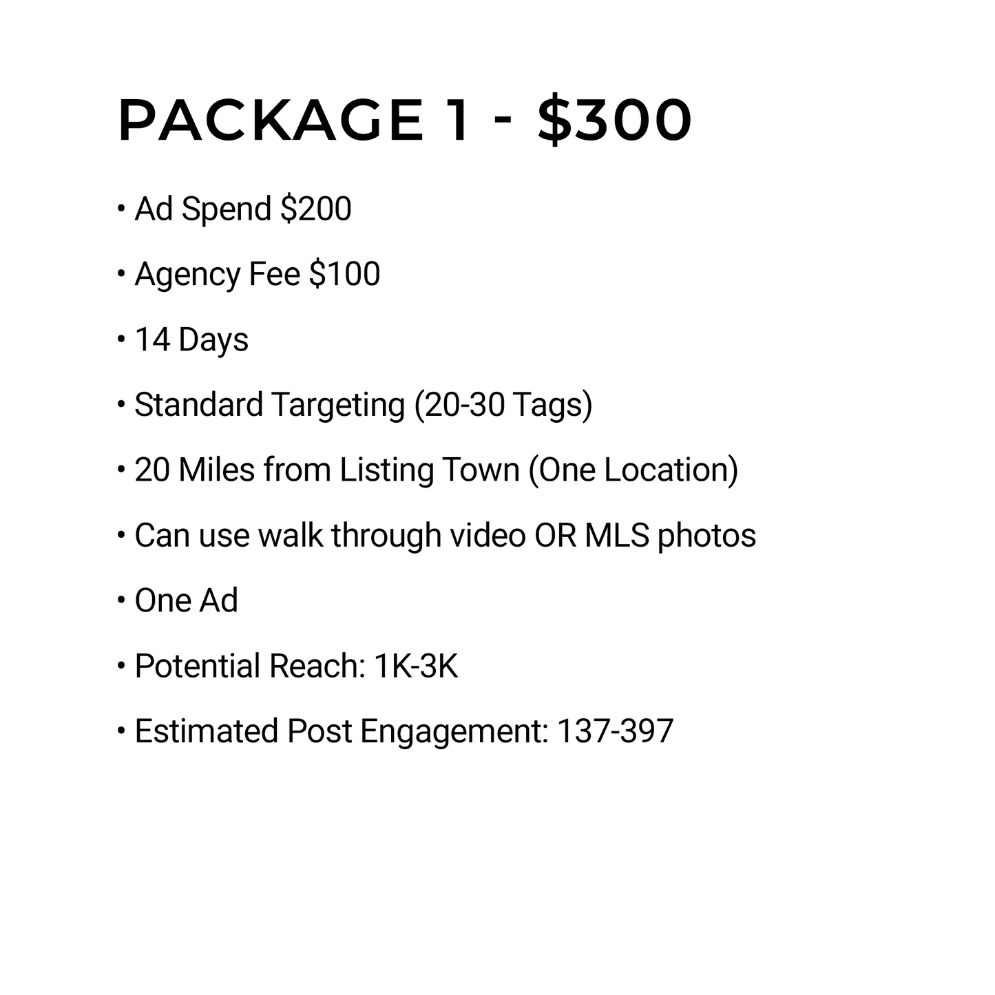 Ad Packages