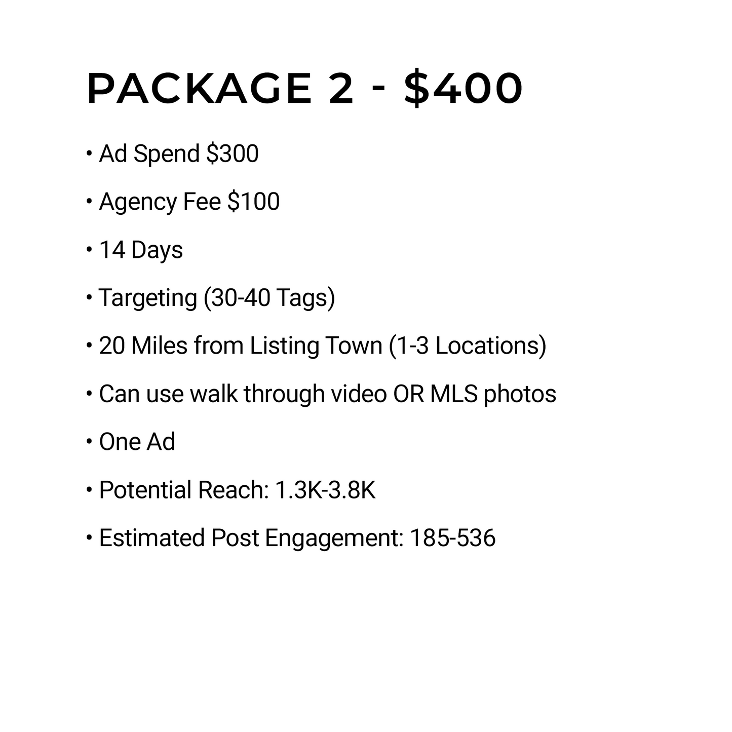 Ad Packages